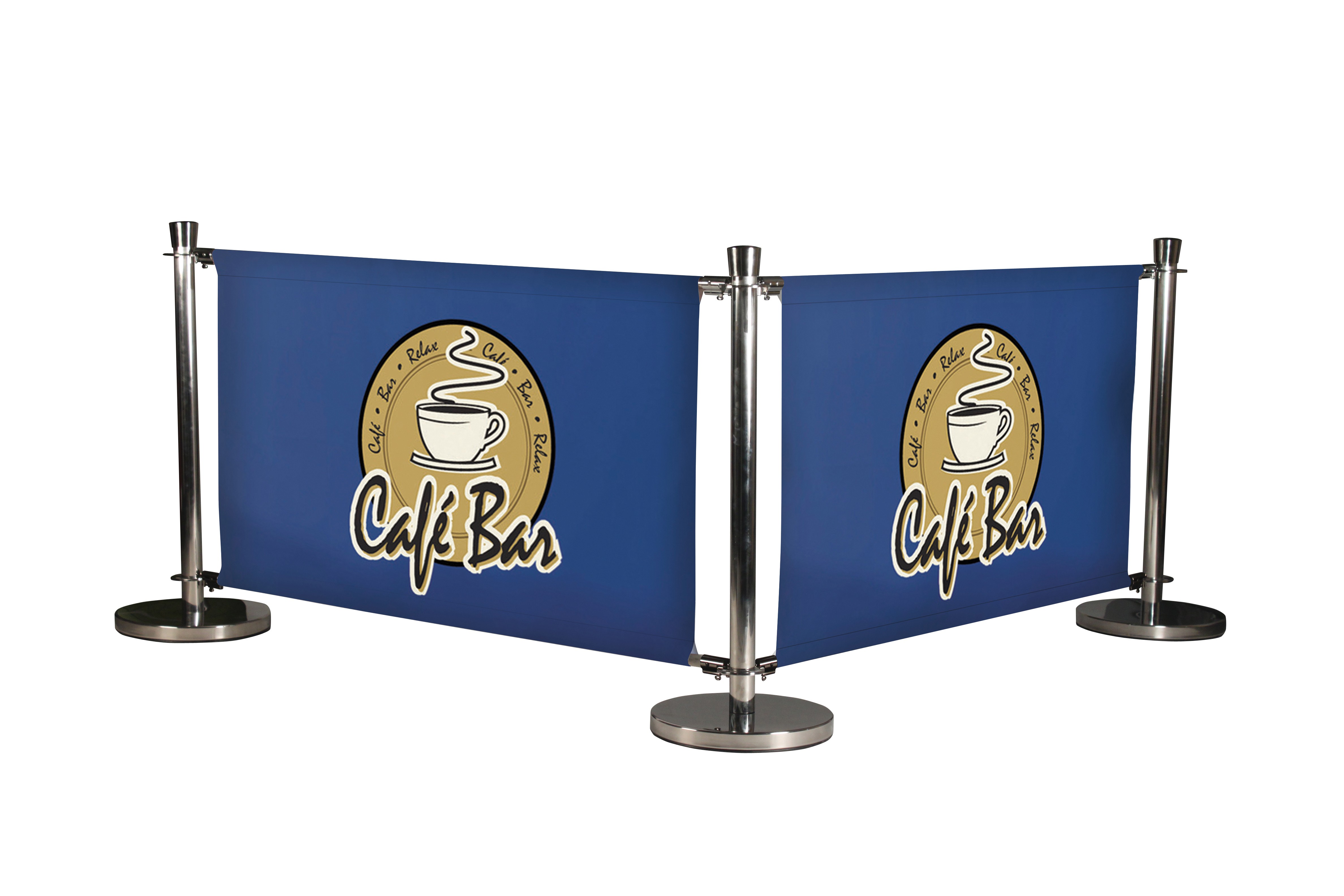 Cafe Banner Stand